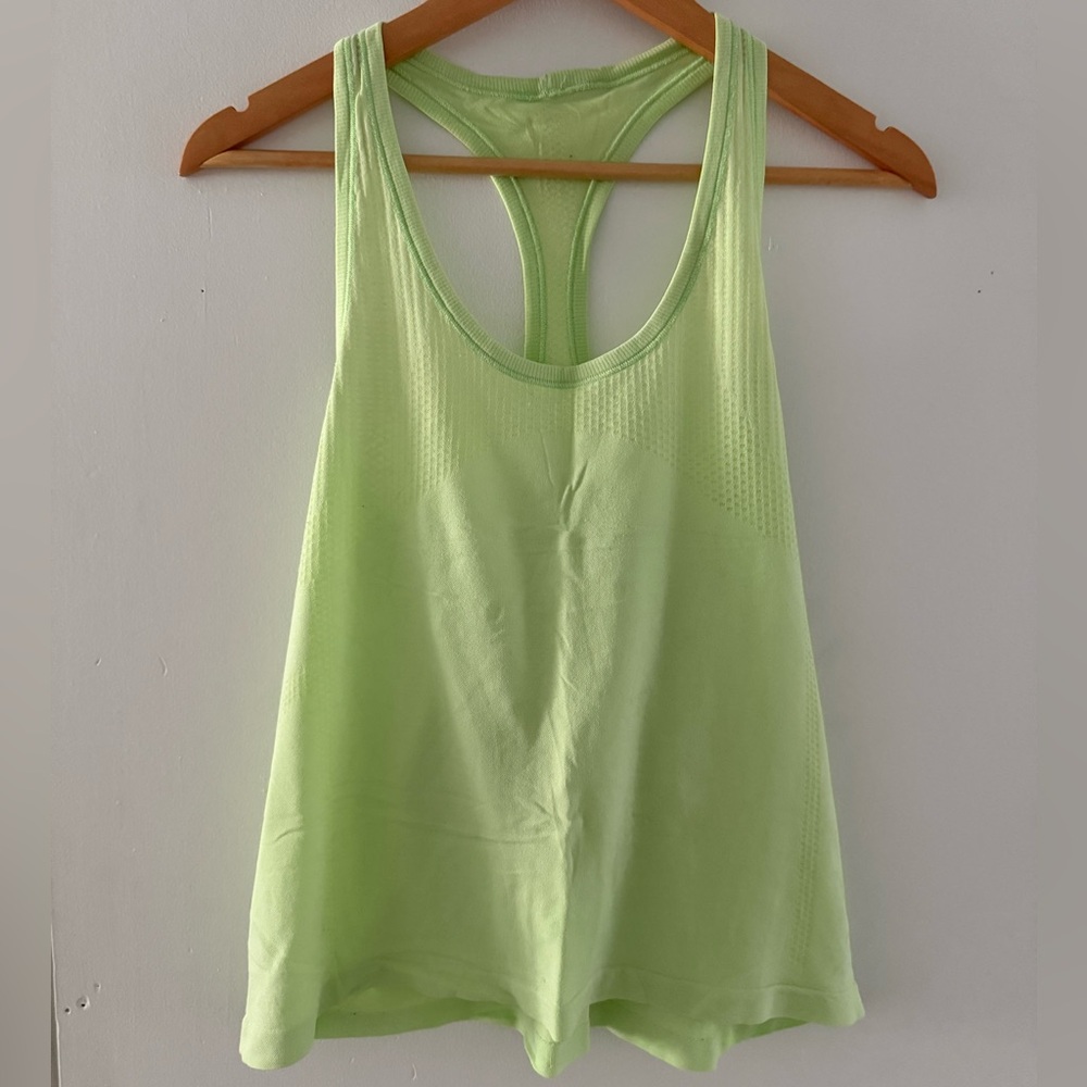 ALO Yoga Light Green Women's Tank Top